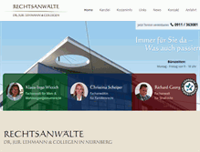 Tablet Screenshot of anwalt-wmp.com